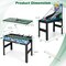 Costway 14-in-1 Combo Game Table Set with Foosball Air Hockey Ping Pong Chess Shuffleboard